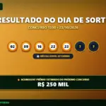Resultado oficial da Dia de Sorte concurso 1330 de 23/10/2026. Dezenas sorteadas: 02, 09, 16, 22, 23, 28, 31. Prêmio acumulou para R$ 250 MIL.