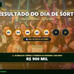 Resultado oficial da Dia de Sorte concurso 1334 de 28/10/2026. Dezenas sorteadas: 02, 04, 06, 08, 09, 22, 25. Prêmio acumulou para R$ 900 MIL.