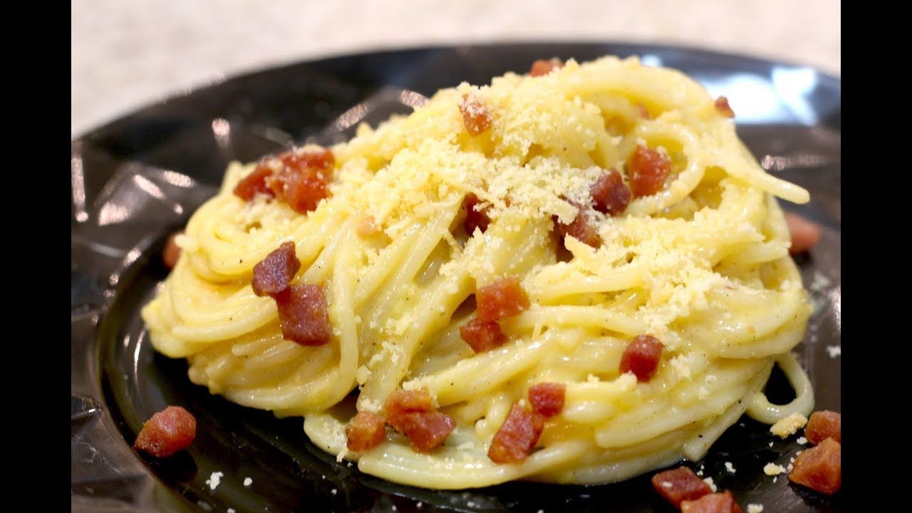 macarrão a carbonara