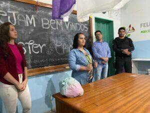 Após curso de corte e costura, presos de Araputanga confeccionarão os próprios uniformes