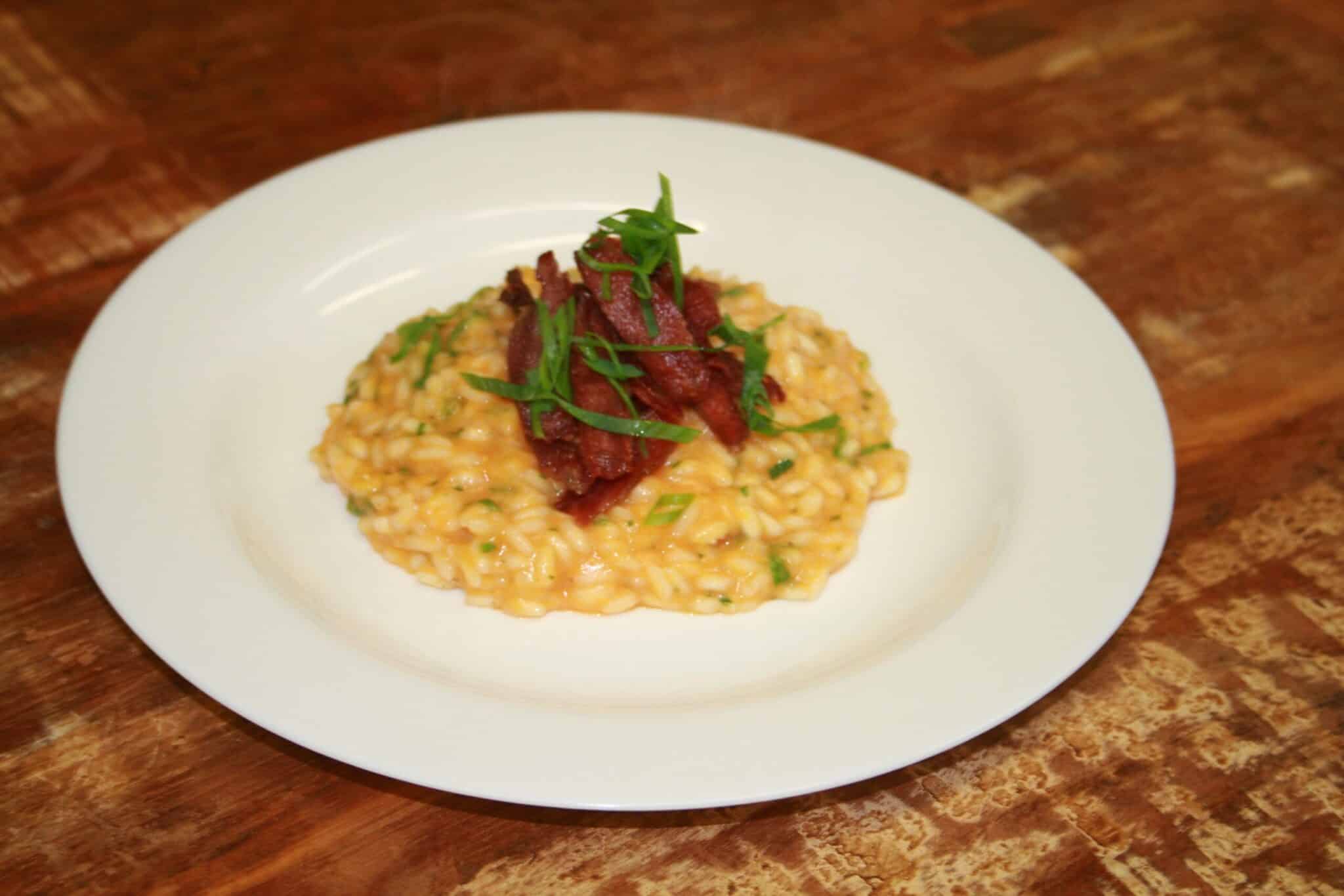 risoto de carne com queijo