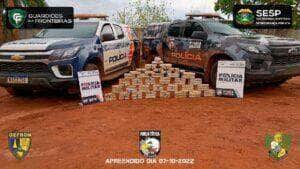Polícia de MT apreende mais de 90 kg de entorpecentes em Santa Rita do Trivelato