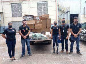 Polícia Civil incinera entorpecentes e 20 mil maços de cigarro em MT