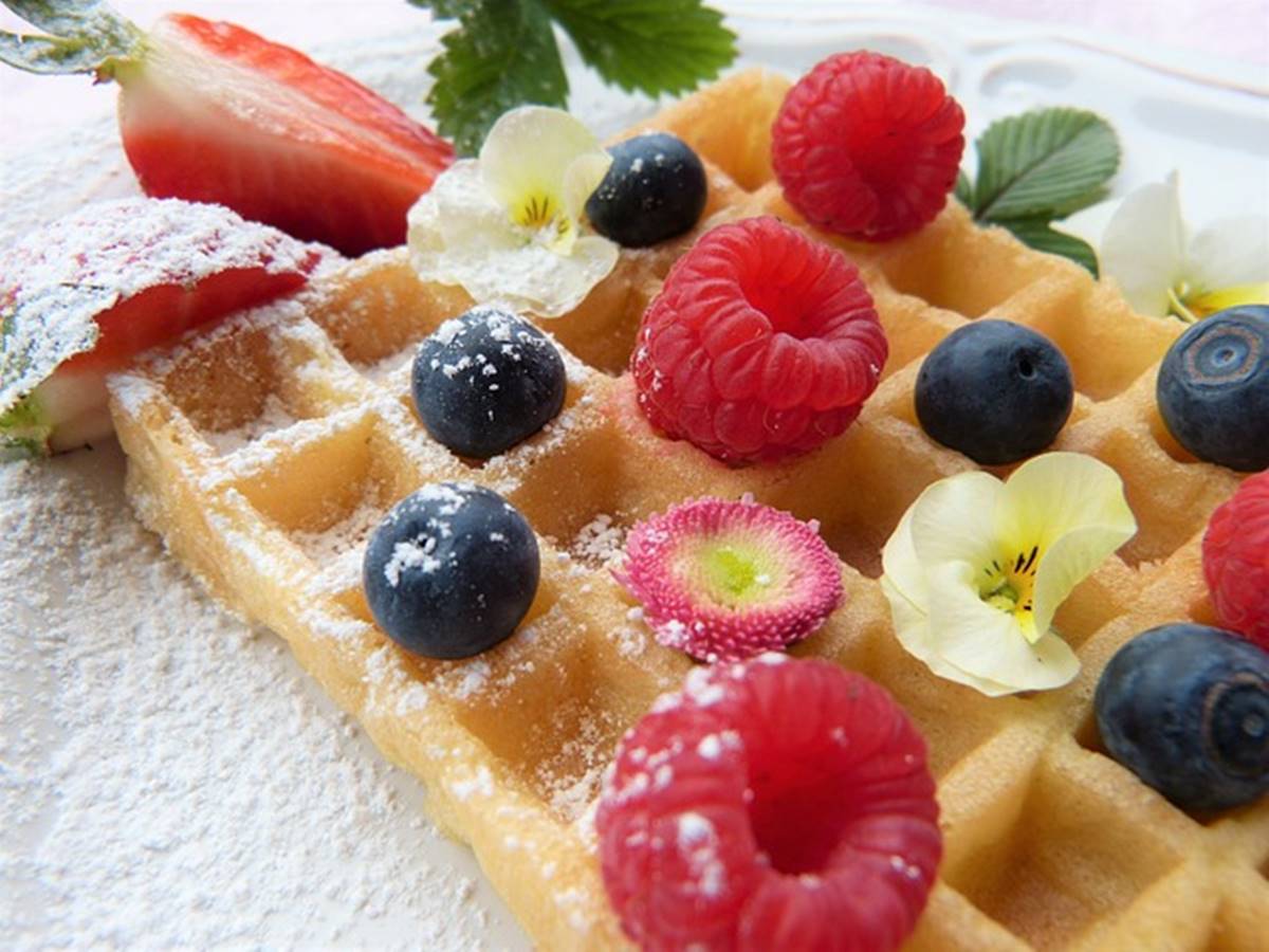 receita de waffle