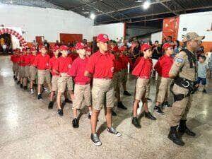 CBMMT realiza encerramento do projeto social “Bombeiros do Futuro” em Juscimeira