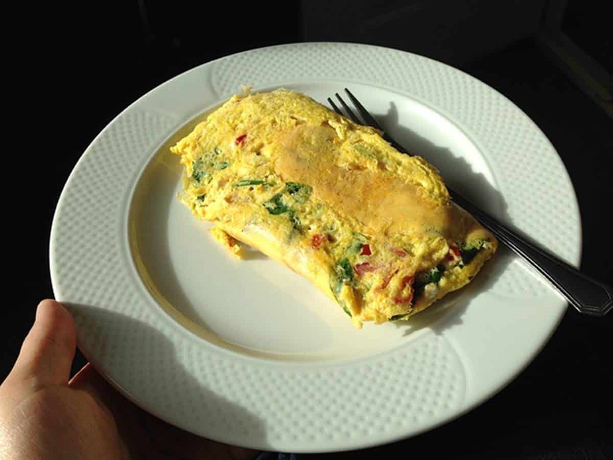 como fazer omelete de forno