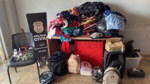 Casal envolvido em furto em boutique de roupas no Pará é preso pela Polícia Civil em Confresa