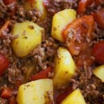 como fazer carne moída com batata