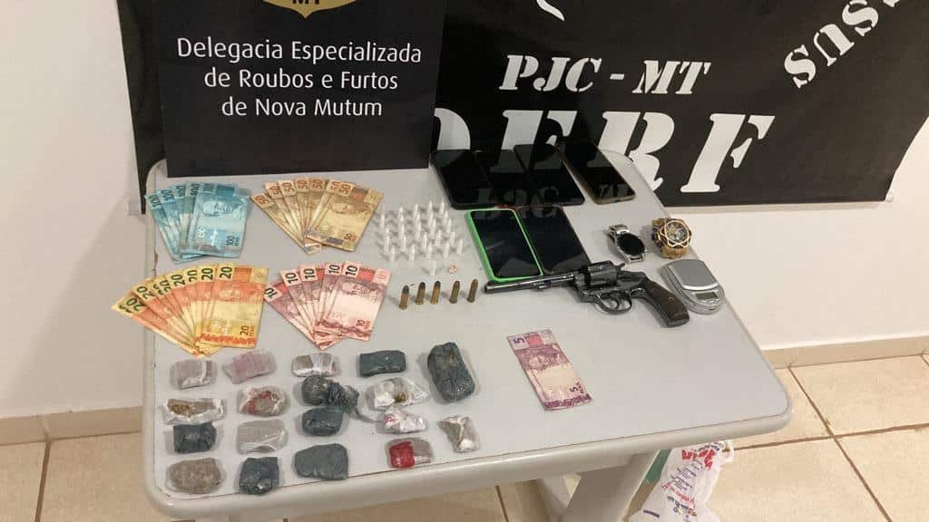 policia civil prende tres homens envolvidos com trafico de drogas na regiao de duas escolas municipais em nova mutum