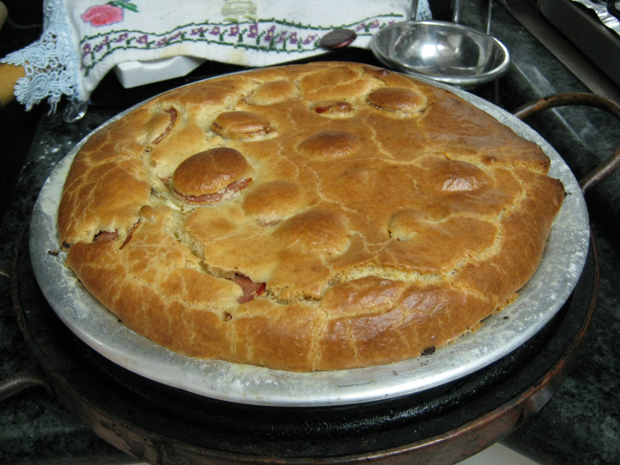 como fazer torta de salsicha de liquidificador