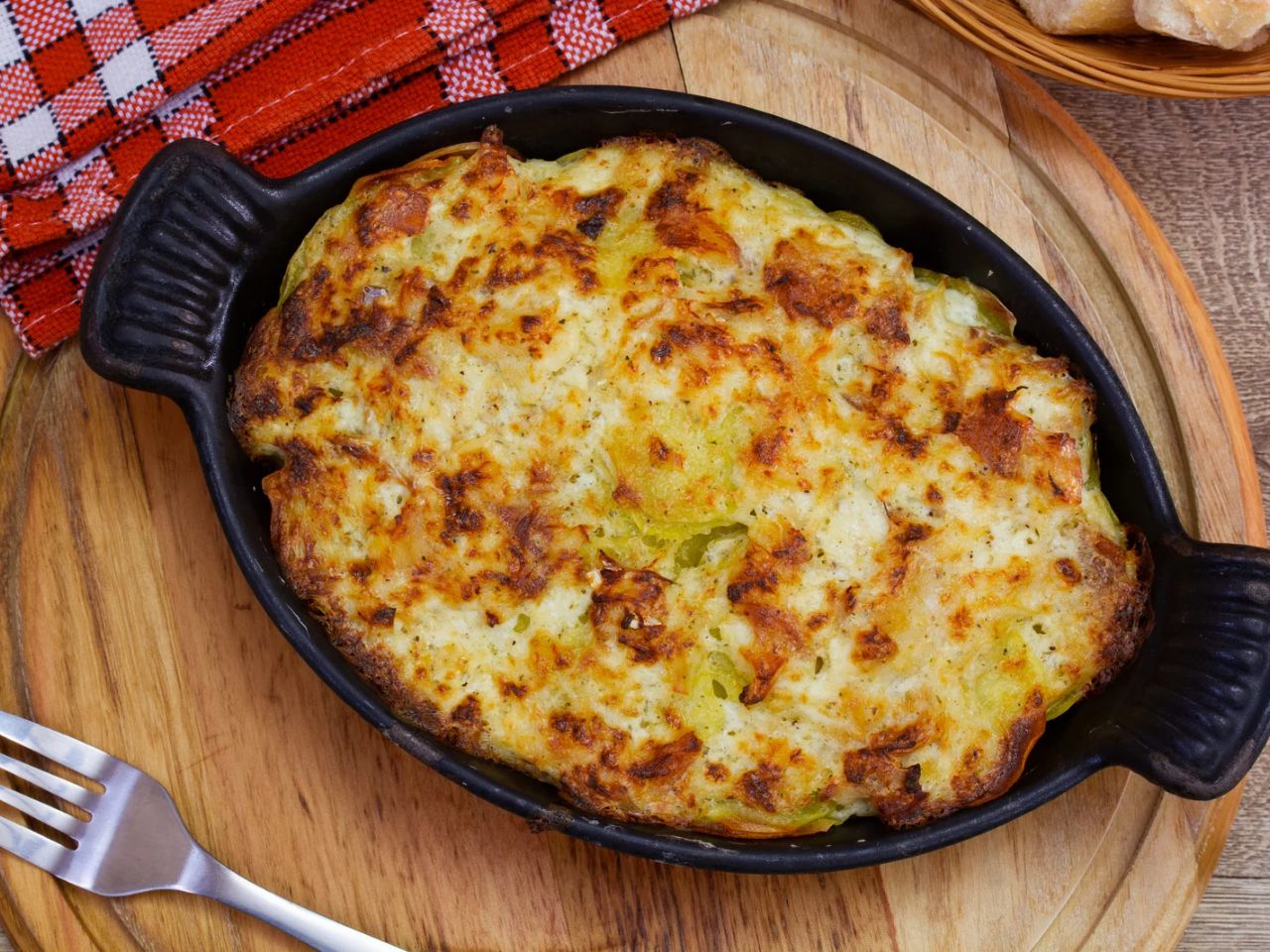 receita de bacalhau gratinado