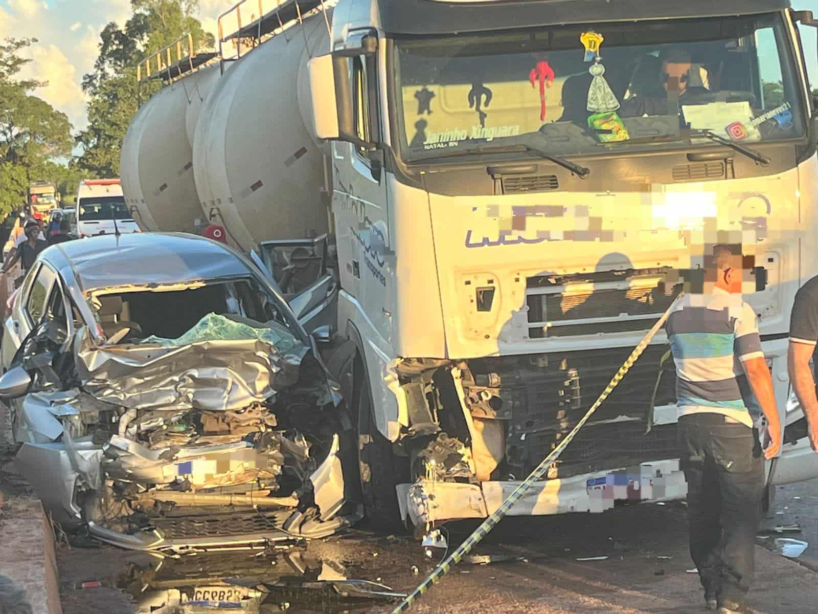 Acidente tira vida de mulher na MT-010 em Rosário Oeste.