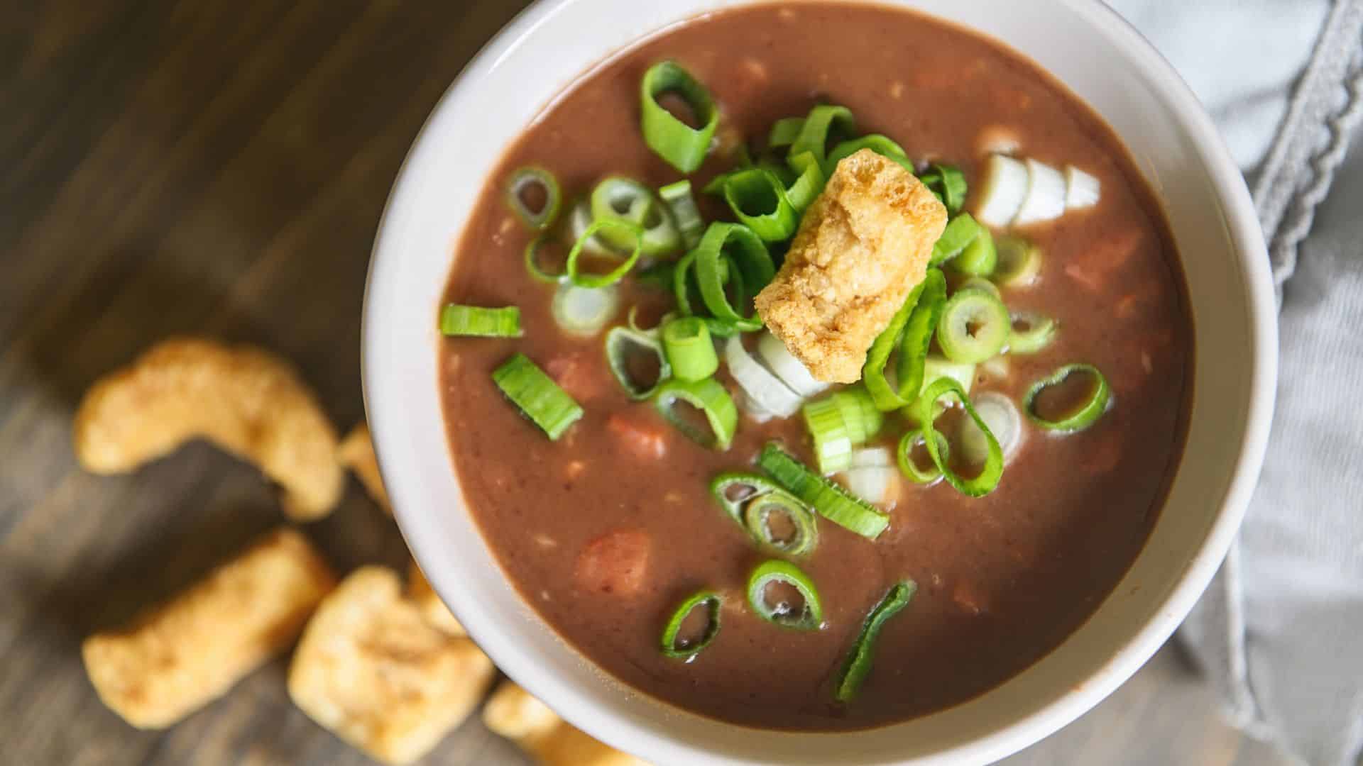 como fazer caldo de feijão