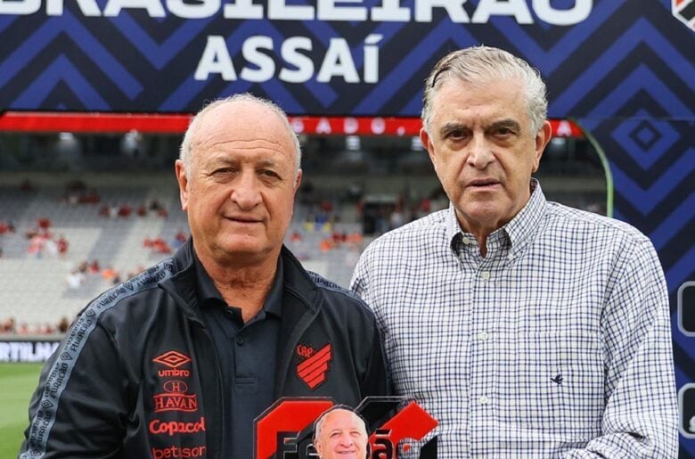 Luiz Felipe Scolari anuncia aposentadoria no futebol; do Criciúma ao penta, veja os títulos conquistados. Foto: Athletico Paranaense