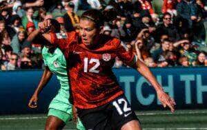 Canadá e Irlanda jogam nesta quarta (26) e buscam 1ª vitória na Copa do Mundo Feminina; onde assistir ao vivo. Foto: Divulgação Canadá