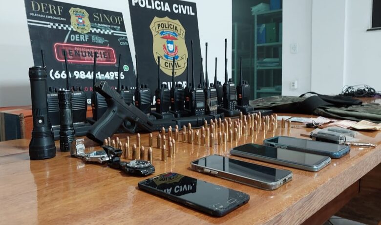 Arsenal usado para crimes é encontrado no Norte de Mato Grosso