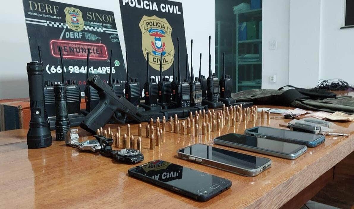 Arsenal usado para crimes é encontrado no Norte de Mato Grosso