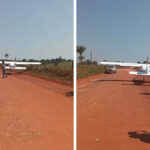 Avião faz pouso de emergência em rodovia de Mato Grosso após motor falhar