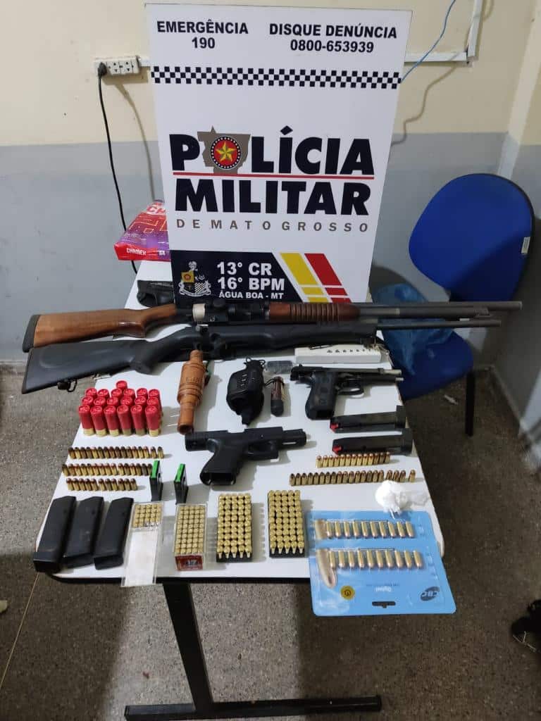 Arsenal fora do controle da polícia