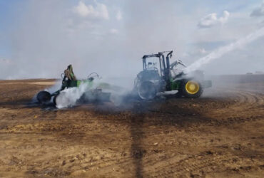 Fogo destrói 600 hectares de plantação em fazenda no interior de Mato Grosso