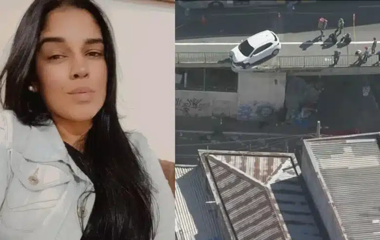 Gravida arremessada de viaduto em SP ao ser atropelada na calcada perdeu bebe e passou por quatro cirurgias