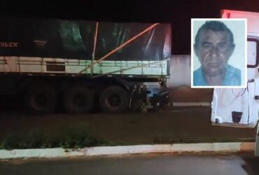 Homem de 58 anos morre apos colidir na traseira de carreta no interior de Mato Grosso