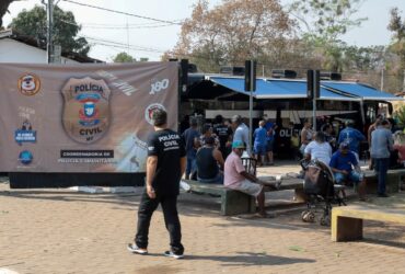 Policia leva servicos da Delegacia Itinerante a moradores do Distrito da Guia em Cuiaba