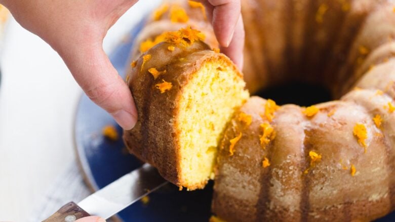 Receita de bolo de laranja