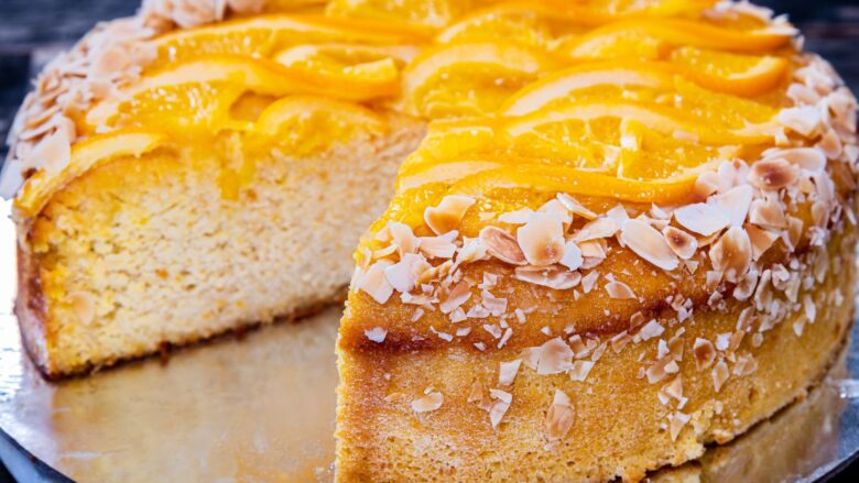 Receita de bolo de laranja com casca