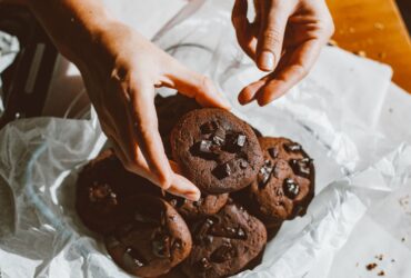 Receita de cookies de chocolate