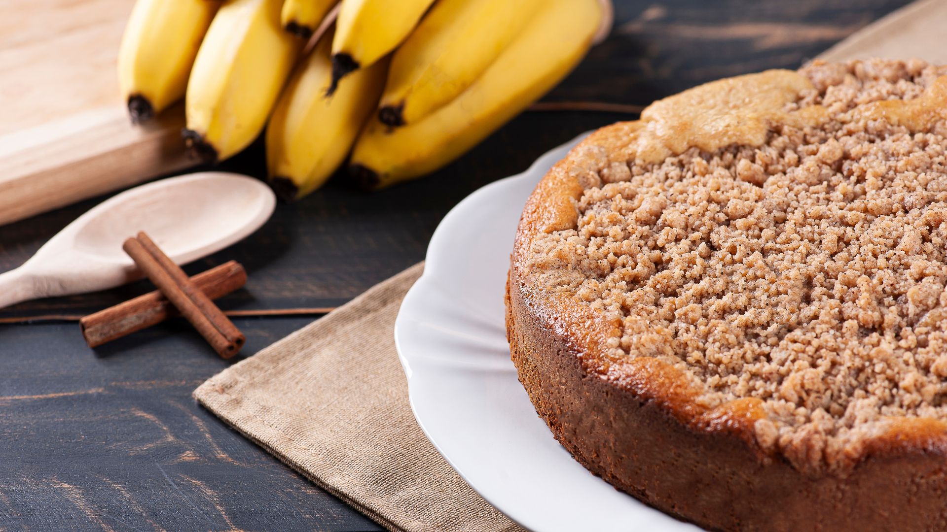 Receita de cuca de banana