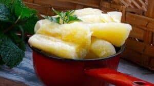 Receita de mandioca cozida