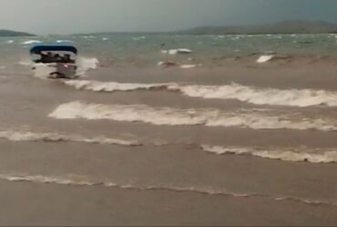 Ventania assusta visitantes e moradores do Lago do Manso em Mato Grosso