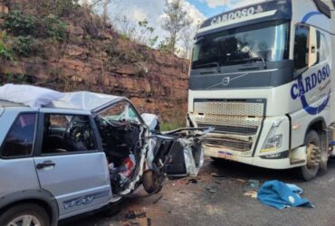 Acidente mata três pessoas na BR-070 em Cáceres. Foto: Joner Campos/Cáceres Notícias.