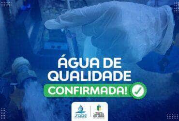 autarquia realiza analises rotineiras para garantir qualidade da agua distribuida a populacao luverdense -CenárioMT