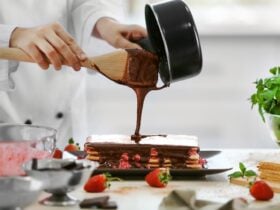 bolo de laranja com chocolate