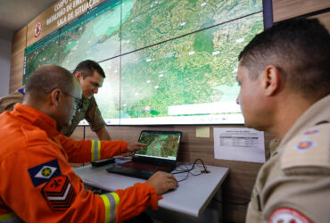 Corpo de Bombeiros monitora incêndios no Estado com satélites de alta tecnologia - Foto por: Marcos Vergueiro - Secom/MT