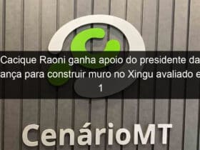 cacique raoni ganha apoio do presidente da franca para construir muro no xingu avaliado em 1 milhao de euros 831931