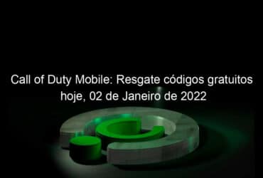 call of duty mobile resgate codigos gratuitos hoje 02 de janeiro de 2022 1099337