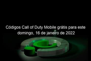 codigos call of duty mobile gratis para este domingo 16 de janeiro de 2022 1102967