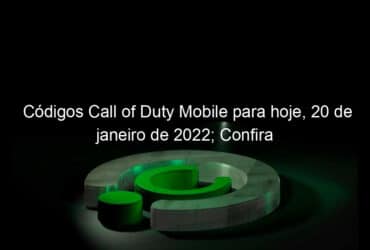 codigos call of duty mobile para hoje 20 de janeiro de 2022 confira 1104061