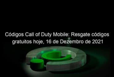 codigos call of duty mobile resgate codigos gratuitos hoje 16 de dezembro de 2021 1096149