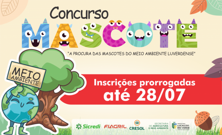 concurso mascote do meio ambiente e prorrogado ate 28 deste mes