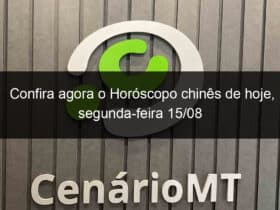 confira agora o horoscopo chines de hoje segunda feira 15 08 1172748