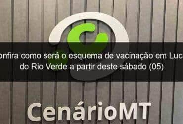 confira como sera o esquema de vacinacao em lucas do rio verde a partir deste sabado 05 1116933 -CenárioMT
