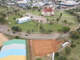 construcao de ponto base do corpo de bombeiros esta em andamento