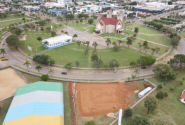 construcao de ponto base do corpo de bombeiros esta em andamento