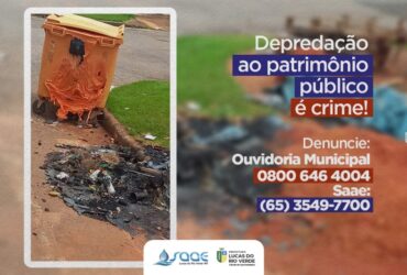 contentor de residuos e queimado no bairro bandeirantes