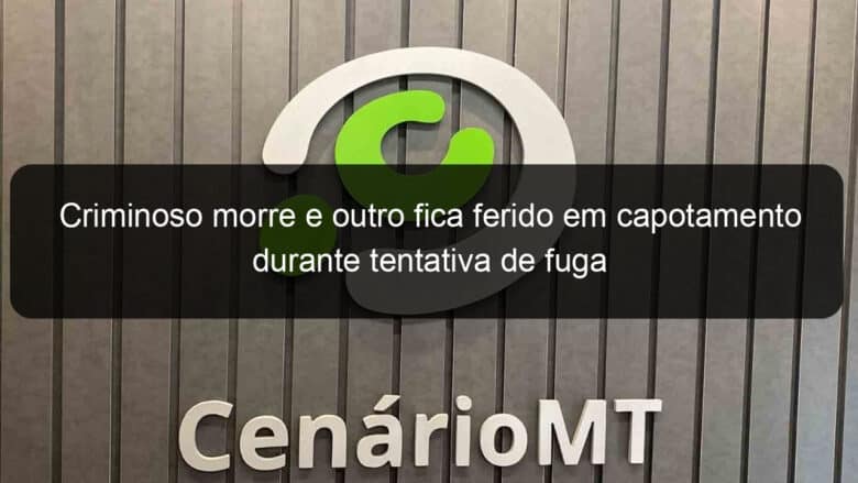 criminoso morre e outro fica ferido em capotamento durante tentativa de fuga 896947