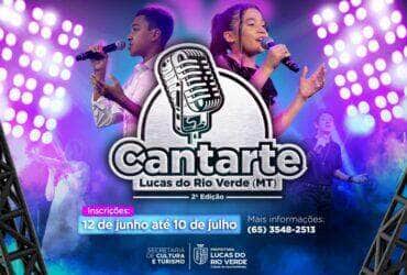 cultura abre inscricoes para 2a edicao do cantarte – concurso de canto -CenárioMT